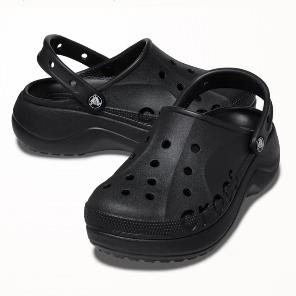 Crocs Classc Bae Platform Clog Black 8. Nwot - image 1